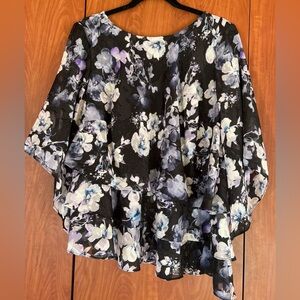 Alex Evenings - Floral-print Tiered Chiffon top. Great for spring/summer…